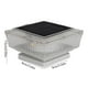 thumbnail image 3 of Farola Solar para Jardín Whm250717005 | Lámpara de Columna para Valla Exterior de Abs, Resistente Al Agua Ip65 | Panel Solar de 5,5 V y 1 W | Iluminación de 8 Horas para Decoración de Patios, Pasarel, 3 of 6