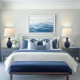 thumbnail image 2 of 19”Ceramic Table Lamp Set of 2, Modern Bedside Lamps for Nightstand, Bedroom, Living Room with Rocker Switch,Navy Blue, 2 of 7