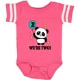 thumbnail image 3 of Inktastic Twins 2nd Birthday Panda Boys or Girls Baby Bodysuit, 3 of 5