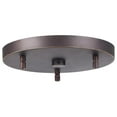 thumbnail image 5 of Woodbridge Lighting Langston 3-Light Glass Pendant in Chrome/Bronze/Opal, 5 of 5