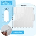 thumbnail image 3 of 12'' x 12'' Peel and Stick Backsplash,10-Sheet Self-Adhesive Wall Tiles for Kitchen Bathroom,Thicker Design in White, 3 of 4