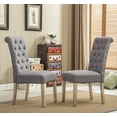 thumbnail image 2 of JESTOP Dining Chair Set of 2, Upholstered Chairs with Wooden Legs for Kitchen, Dinging Room, Living Room, 2 of 7