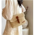 thumbnail image 6 of 2024 Rattan Crossbody Bags for Women, Straw Raffia Clutch Handbag Purse for Summer, 6 of 7
