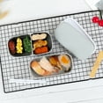 thumbnail image 3 of All-in-OneStackable Bento Lunch Box Container - Modern Bento-Style Design Includes 2 Stackable Containers, Built-in Plastic Utensil, 3 of 8