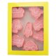 thumbnail image 3 of Moldes de grabación en relieve de galletas Moldes de plástico para galletas Herramienta de decoración de cupcakes Sello Fabricación de chocolate Suministros para hornear DIY 8 piezas Inevent HA009501-00B, 3 of 6