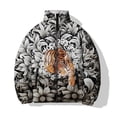 thumbnail image 5 of Chaquetas de animales para hombre, parkas de tigre con estampado 3D, abrigo de invierno para hombre, ropa fresca para hombre 2024, abrigos de plumón duraderos y a la moda, 5 of 5