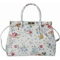 thumbnail image 2 of Sharo Floral Design Leather Tote and Shoulder Bag, 2 of 6