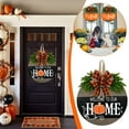 thumbnail image 4 of Halloween Wood Fall Wreaths for Front Door Decoration, Welcome Signs, 4 of 8