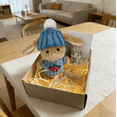 thumbnail image 4 of Easter Bunny Stuffed Animal, Mini Bunny Hugs Plush Toy with Knit Hat and Inspiring Message, Mini Bunny Hugs in Box,Cute Easter Gift for Kids (Mini BunniesC), 4 of 6