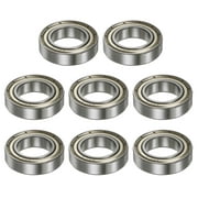 Uxcell 6801ZZ Ball Bearings 12mmx21mmx5mm Chrome Steel ABEC3 Double Shielded 8 Pack