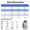 thumbnail image 3 of Linen Shirts for Women Short Sleeve V Neck Button Down Loose Gauze Blouses, 2XL, 3 of 7