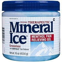 Mineral Ice Original Therapeutic Pain Relieving Gel, 16 oz, 3 Pack