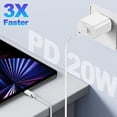 thumbnail image 5 of Typpkmm USB a to USB C Cable with 2-Pack, 60W Fast Charging Type C 6.6FT, White USB a to C, 5 of 5