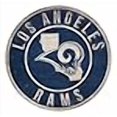 thumbnail image 3 of Fan Creations Los Angeles Rams Wood Sign 12 Inch Round State Design, 3 of 3