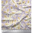 thumbnail image 1 of Soimoi Velvet Fabric Leaves,Floral & Paisley Block Fabric Prints by Yard 58 Inch Wide, 1 of 3
