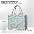thumbnail image 3 of Large Capacity Tote Bag,Fairy Tale Princess Castle Pattern Handbag Fashion Luxury Tote Bag,15.7"x13"x 5.1" Inches,Laptop Compatible, 3 of 6