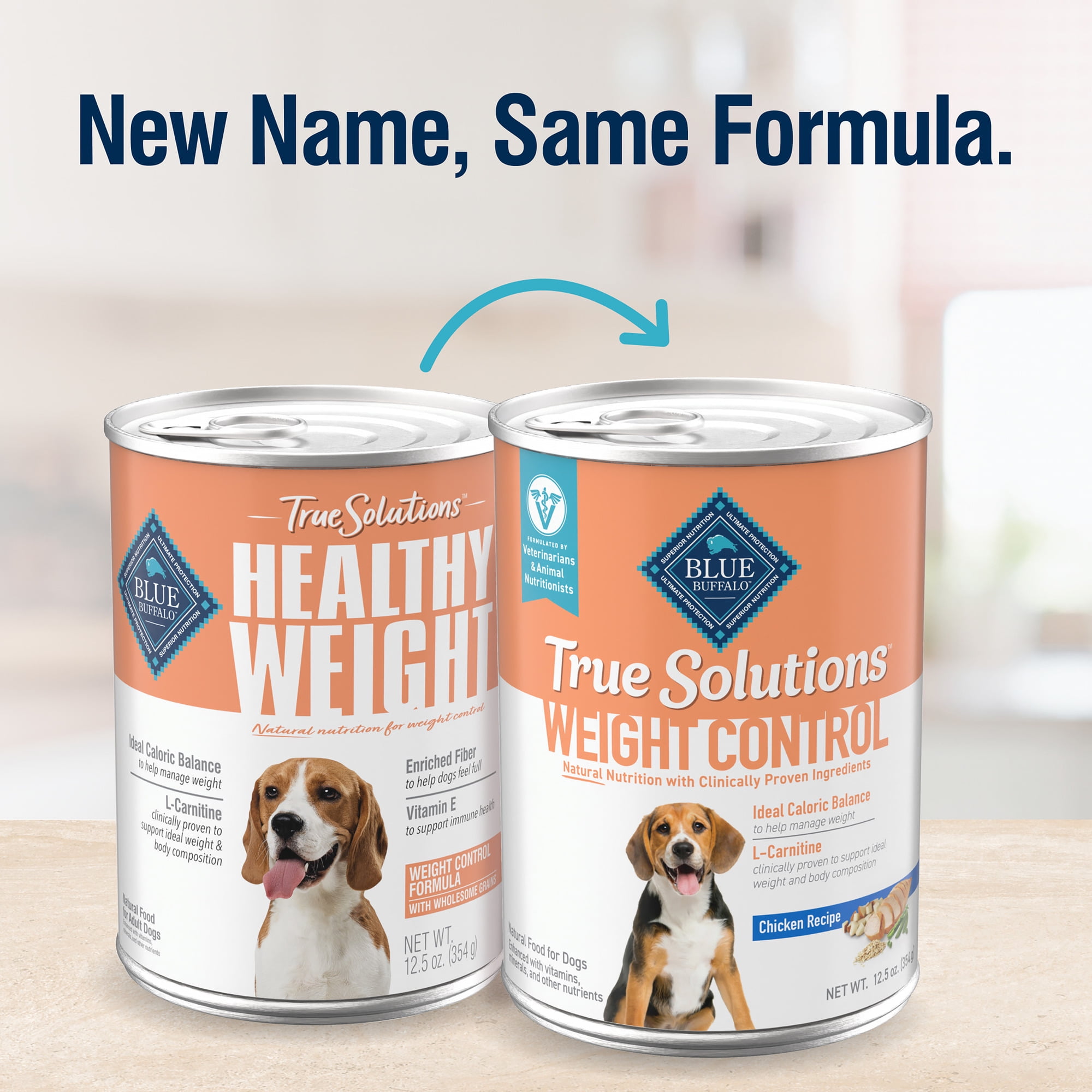 (6 pack) Blue Buffalo True Solutions Weight Control Wet Dog Food, 12.5-oz. Can