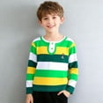 thumbnail image 4 of Kids Long Sleeve Shirts Fashion Crewneck Casual Pullover Tops Spring Lightweight Basic Tees Size 3-15, 4 of 6