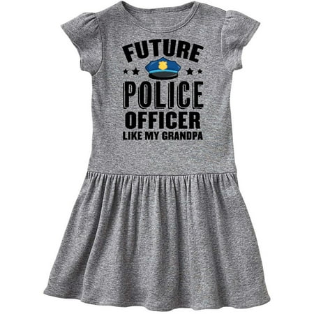 

Inktastic Future Police Officer Like My Grandpa Gift Toddler Girl Dress