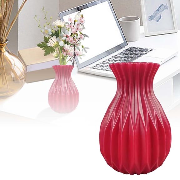 Stylish Desktop Ornament Ceramic Hydroponic Vase with Transparent Flower Arrangement Decorative Light Floral Set for Home and Garden