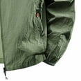 thumbnail image 4 of Ahabrexf Men's Casual Jacket, Lightweight Outdoor Hooded Coat with Multiple Pockets for Hiking and Daily Wear, 4 of 6