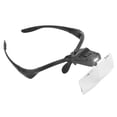 thumbnail image 3 of Lupa Con Diadema Tipo Gafas, Luz LED De 5 Lentes Con Diadema Ajustable, Para Extensión De Pestañas E Inspección De Piezas Pequeñas, 3 of 7