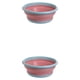 thumbnail image 1 of Cateissary Lavabo plegable artesanal exquisito, seguro y no tóxico, portátil, para ahorrar espacio, para ahorrar espacio, azul M Azul METRO 2Conjunto, 1 of 6