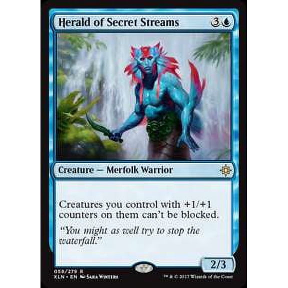MtG Ixalan Rare Herald of Secret Streams #59