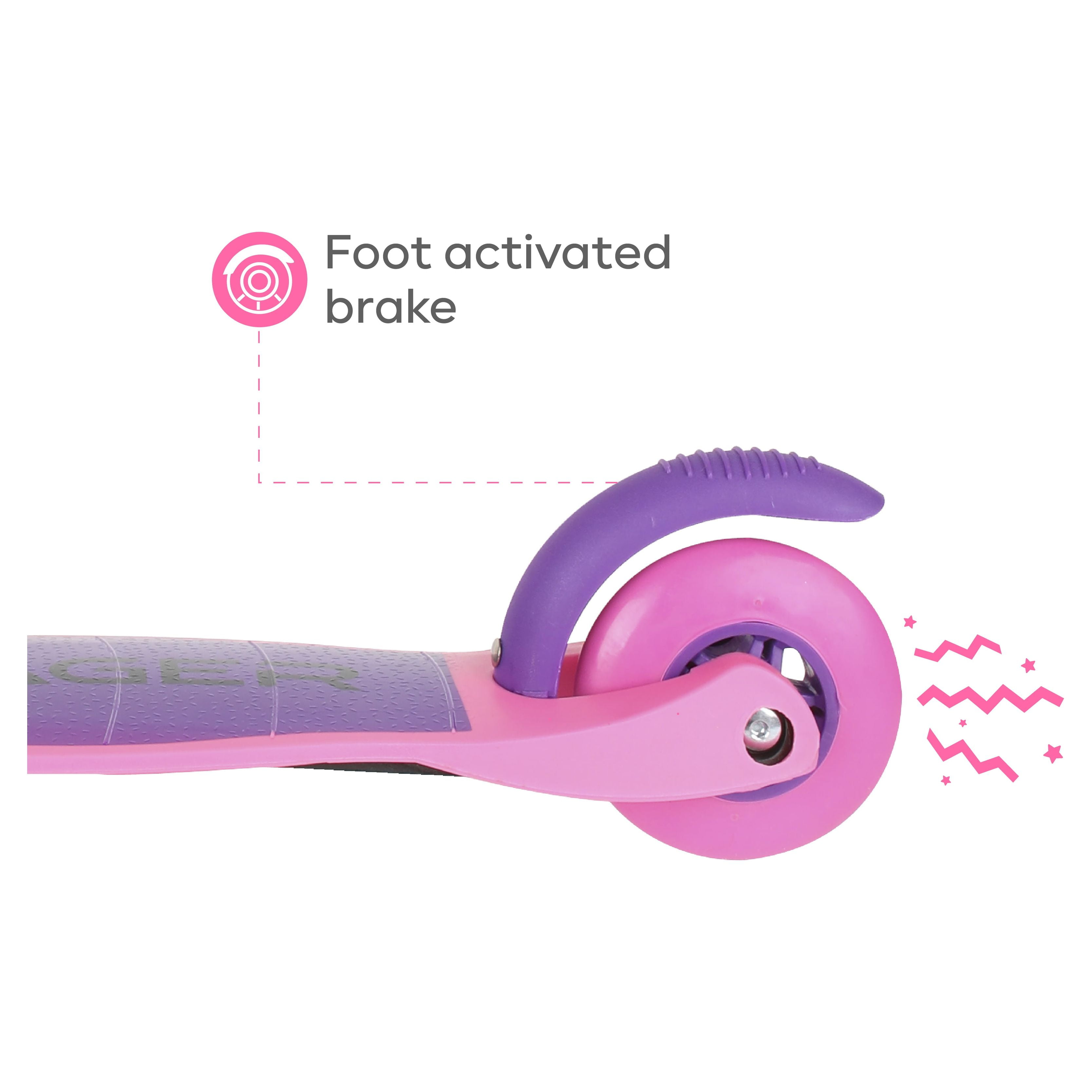 Ignight 3 Wheel Pink Scooter with Light-up Wheels and Frame