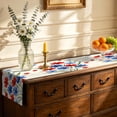 thumbnail image 3 of ARTSLION Waterproof Table Runner 13x612 Inch Polyester Wipe Clean Patio Garden Dining Decor, 3 of 8