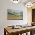 thumbnail image 3 of Montagne Sainte-Victoire Poster Paul Cezanne Wall Art Poster Gifts Bedroom Prints Home Decor Hanging Picture Canvas Painting Posters 16x24inch(40x60cm), 3 of 6