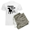 thumbnail image 6 of CafePress - BULL TERRIER DAD Men's Light Pajamas - Men's Light Loose Fit Cotton Pajama Set, 6 of 7