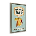 thumbnail image 4 of Stupell Industries Beach Bar Cocktail Food & Beverage Painting Brown Floater Framed Canvas Art Print Wall Art, 17 x 25, 4 of 10