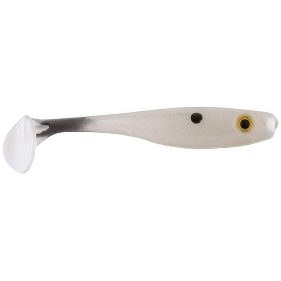 Big Bite Baits Suicide Shad 7 inch Soft Paddle Tail Swimbait (Pearl)
