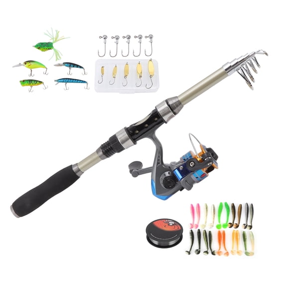 Kit de Poste de Pesca, Juego de Ruedas de Pesca Porta Regalo de 1.8m Longitud de extensión para Principiante