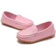 thumbnail image 3 of Boys Girls Leather Loafers Slip-On Oxford Flats Boat Dress Schooling Daily Walking Shoes(Toddler/Little Kids), 3 of 6