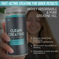 thumbnail image 4 of Clean Creatine HCl Powder - Pure Creatine Hydrochloride for Men & Women, Muscle Growth & Strength Building Power, Athletic Performance and Recovery, Vegetarian Friendly (Clean Citrulline -120 Capsules, 4 of 6