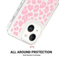 thumbnail image 5 of Mantto Case For iPhone 14 Plus Phone Case,Luxury Leopard Pattern Design Cases Soft Silicone Slim TPU Shockproof Protective Bumper Cover for Women Men For iPhone 14 Plus, Pink, 5 of 8