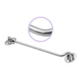 thumbnail image 3 of Window Eye Latch Gate Door Window Stainless Steel Windproof Lock Hook with Mounting Screws  8 Inch, 3 of 9