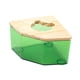 thumbnail image 2 of Bañera de arena para hámster, contenedor de baño de arena, inodoro acrílico fácil de limpiar para hámster. Verde, 2 of 9