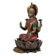 thumbnail image 4 of Ebros Gift 12.25" Goddess Lakshmi Statue, Seated on Lotus Throne, Hand-Painted Resin, Multicolor, 4 of 9