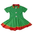 thumbnail image 5 of Elf Women's Christmas Fancy-Dress Costume for Adults, 5 of 6