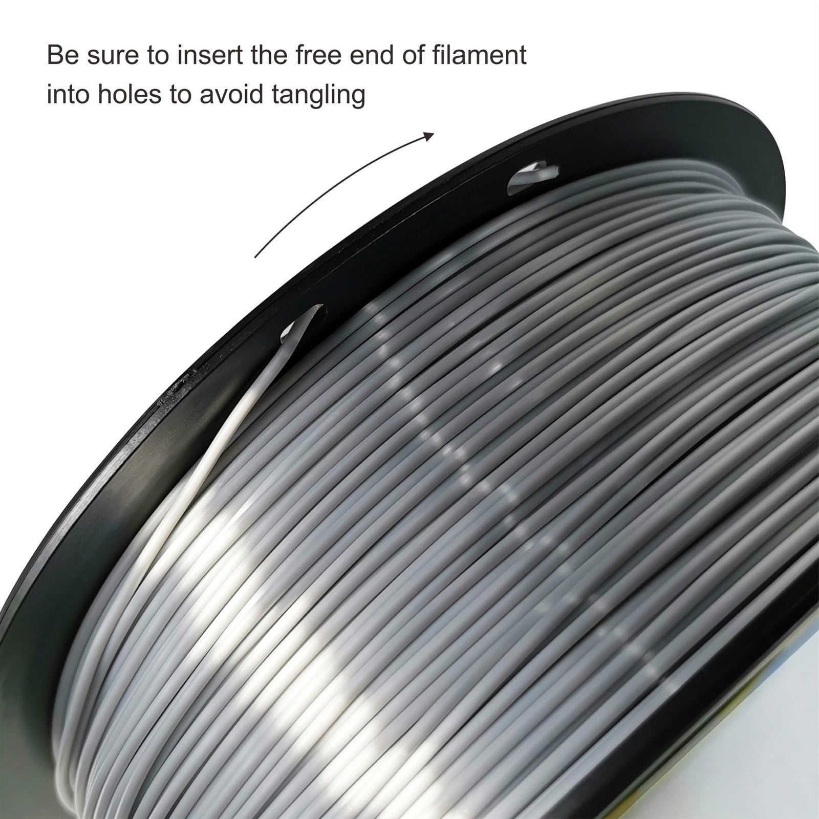 3D Printer Silk PLA Filament 1.75mm 1Kg Filaments Silky 3D Pen Printing Materials Shiny Metallic for 3d Print