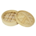 thumbnail image 2 of TrifriBambooSteamerBasket Chinese Handmade Cookware Healthy Food PrepSteamingBaskets For Dumpling Rice, 2 of 6