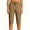 #01 Khaki 【Mix, Match & Rotate: Stock Up on Daily Colors】, variant on Women's Summer Casual Shorts, Mid Waist Knee Length with Pockets, Solid Color Soft Cotton Shorts, Daily Fashion Lounge Shorts, Womens Casual | TruHer,Khaki L