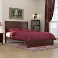 thumbnail image 1 of AFI NoHo Modern Solid Wood Queen Bed with Footboard in Walnut, 1 of 14