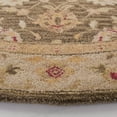 thumbnail image 3 of SAFAVIEH Antiquity Driskoll Traditional Floral Wool Area Rug, Olive Grey/Beige, 6' x 6' Round, 3 of 11