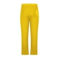 thumbnail image 3 of MXUIKV Sweatpants for Men Plus Size Loose Fitted Straight Leg Gym Running Athletic Trousers with Pockets(X-Large,Yellow), 3 of 4