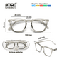 thumbnail image 4 of Lentes de Lectura B+D Smart SQ2 Readers Gris, 4 of 6