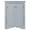 Blue, variant on Holaki Triangle Bathroom Storage Floor Cabinet, Freestanding Cabinet with Doors and Shelves, White
